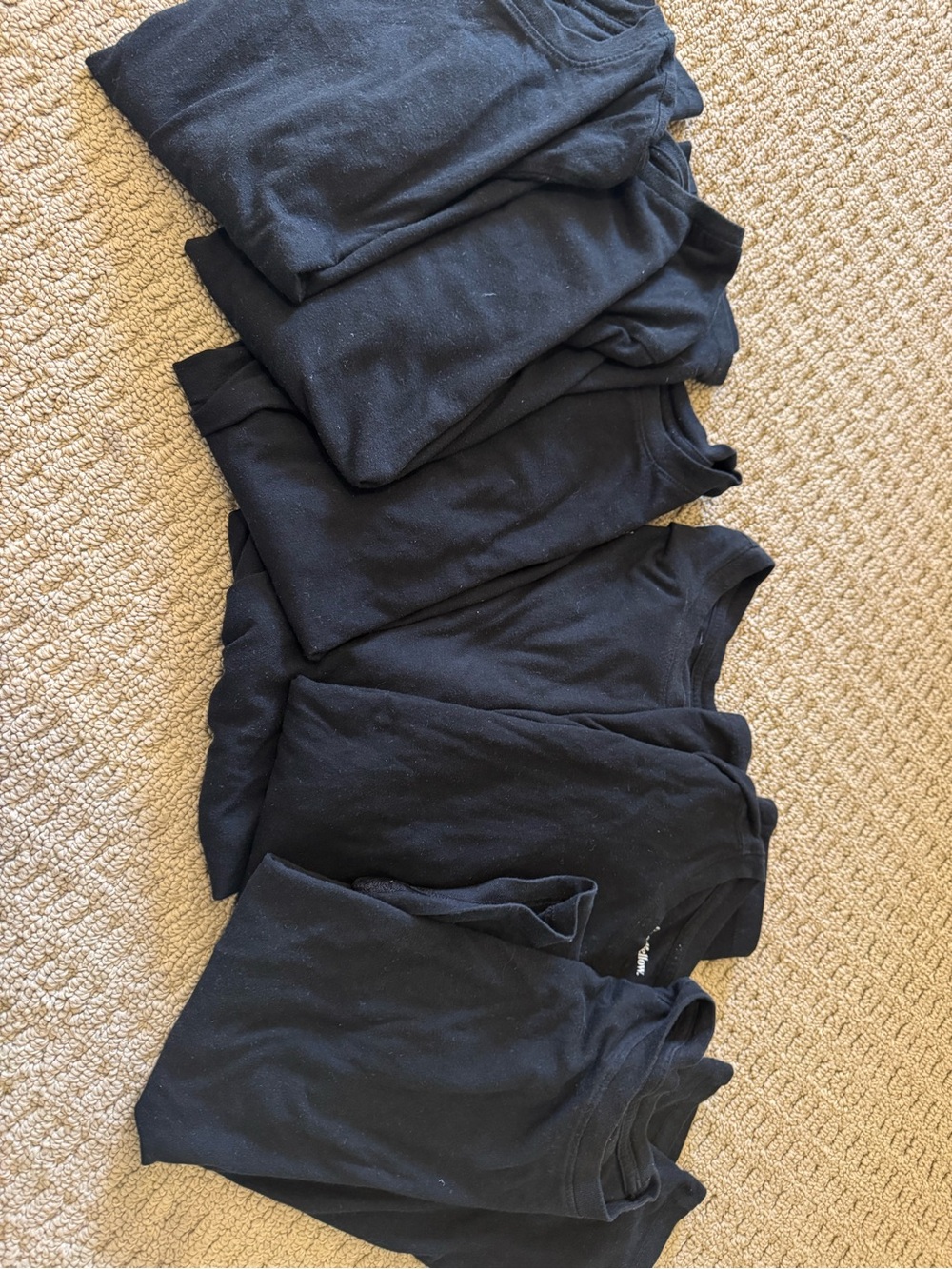 Goodfellow & Co Black Crewneck bundle of 6 shirts  - Solid Black